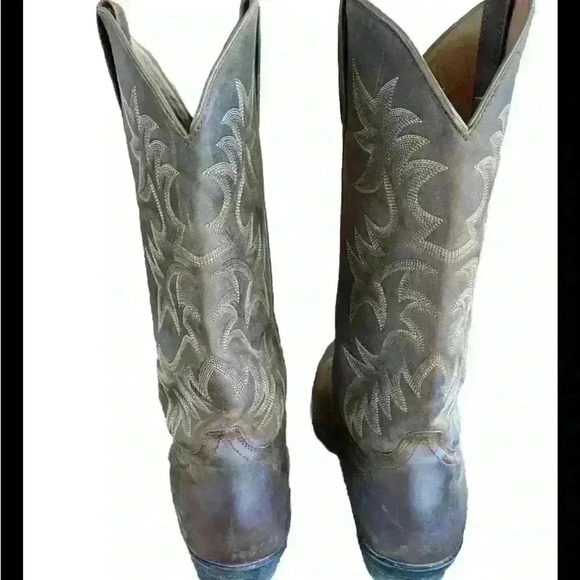 ARIAT Six Stitch Western Boot Men’s size 12 EE / Euro  48Wide Brown Cowboy - Picture 4 of 6